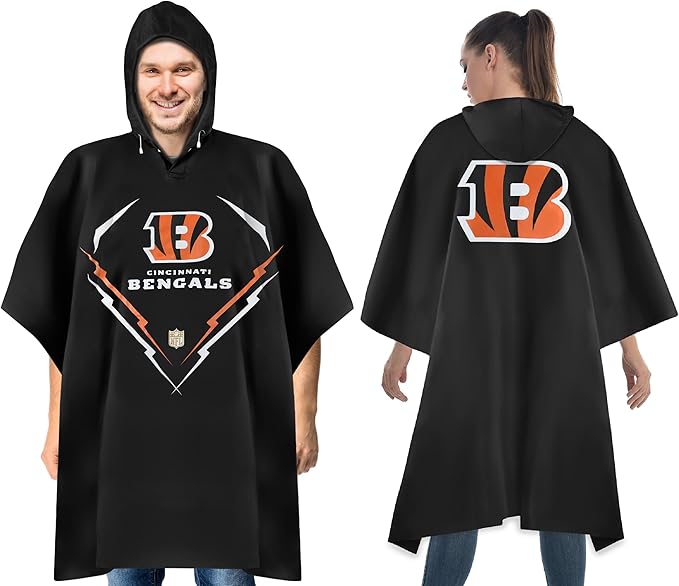 Cincinnati Bengals Unisex Premium Poncho