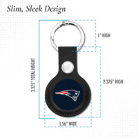 New England Patriots PVC Air Tag Holder