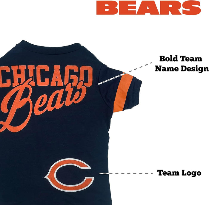 Chicago Bears Stripe Tee Shirt