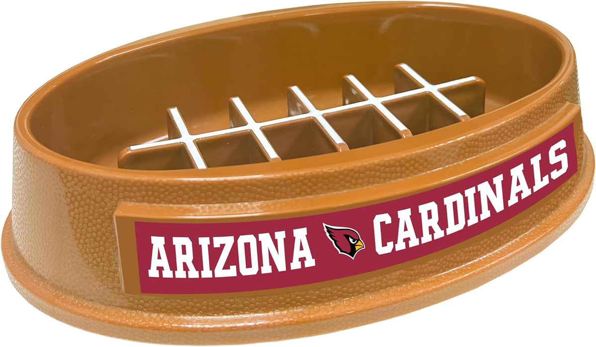 AZ Cardinals Football Slow Feeder Bowl