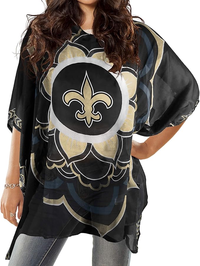 New Orleans Saints Caftan Flower