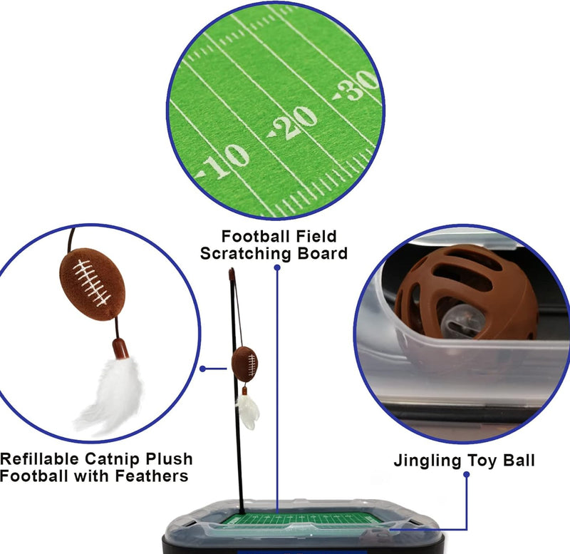 Louisville Cardinals Football Cat Scratcher Toy