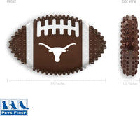 TX Longhorns Hard Nylon Football Chew Toy