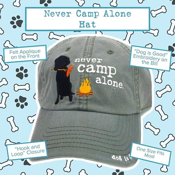 Never Camp Alone Cotton Hat