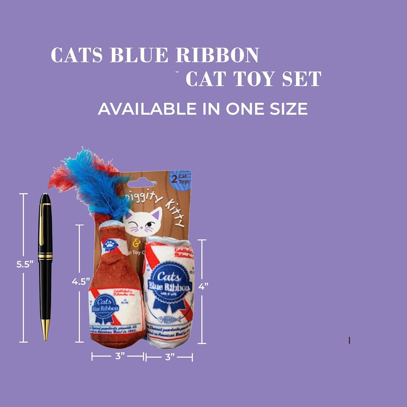 Blue Ribbon Cat Toy Set