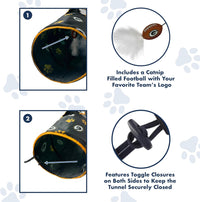 Green Bay Packers Cat Tunnel Toy