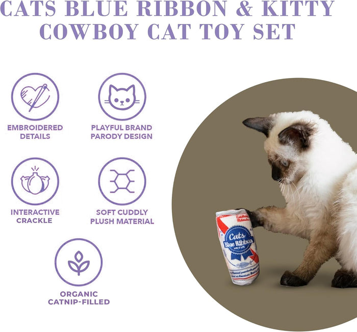 Blue Ribbon Cat Toy Set