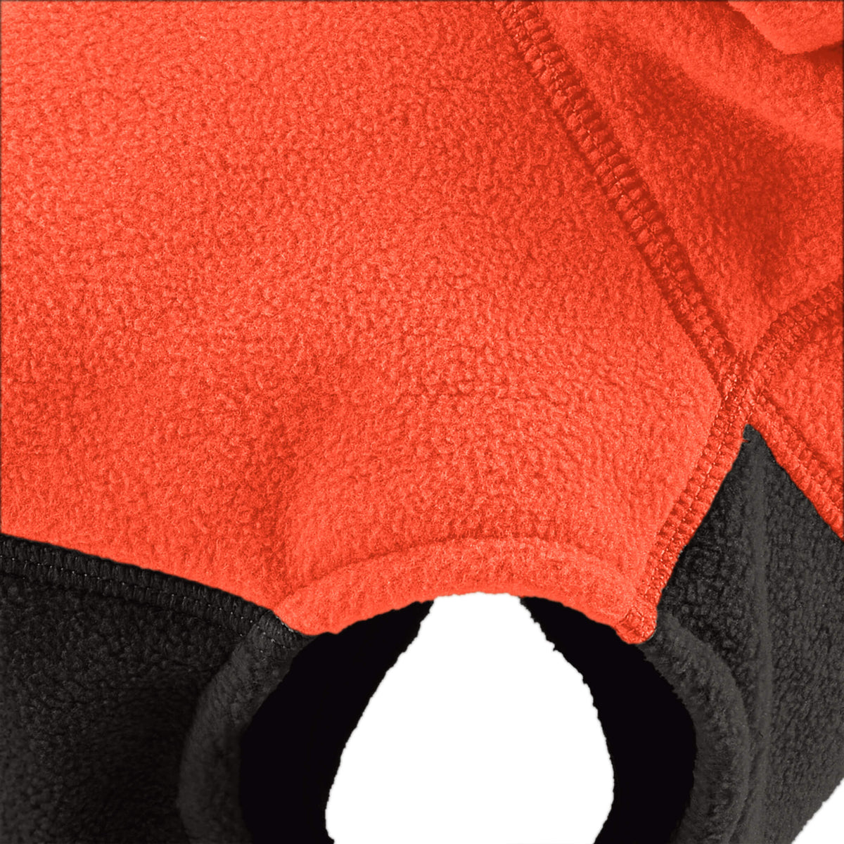Fleece Vest Hoodie Two Tone
