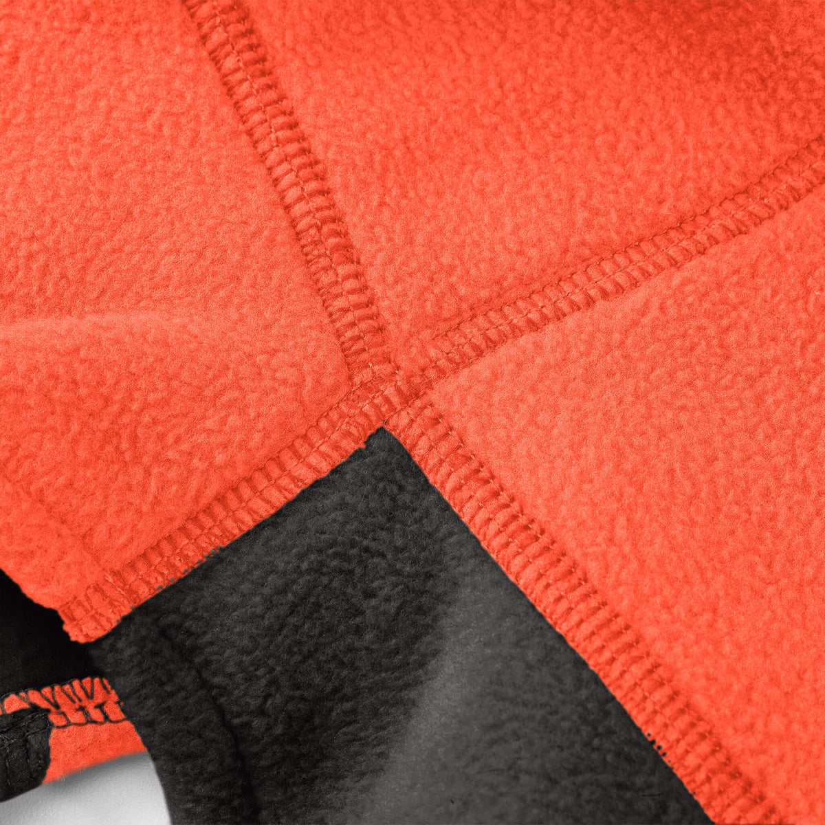 Fleece Vest Hoodie Two Tone