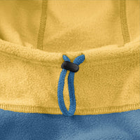 Fleece Vest Hoodie Two Tone