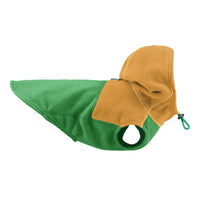 Fleece Vest Hoodie Two Tone