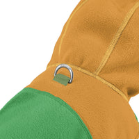 Fleece Vest Hoodie Two Tone