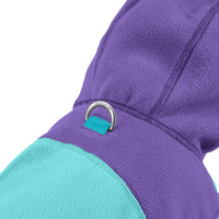 Fleece Vest Hoodie Two Tone