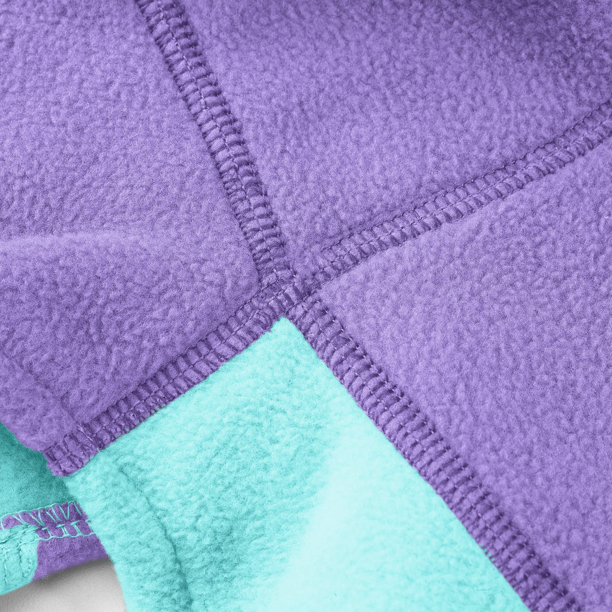 Fleece Vest Hoodie Two Tone