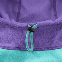 Fleece Vest Hoodie Two Tone