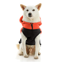 Fleece Vest Hoodie Two Tone