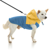 Fleece Vest Hoodie Two Tone