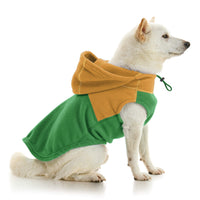 Fleece Vest Hoodie Two Tone