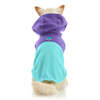 Fleece Vest Hoodie Two Tone