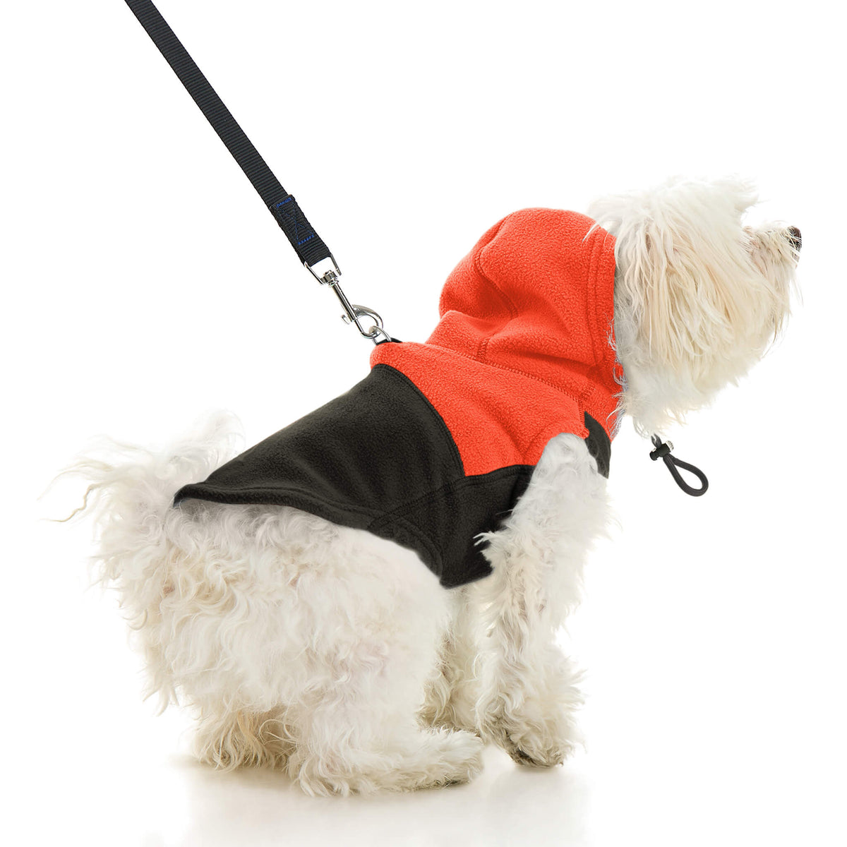 Fleece Vest Hoodie Two Tone