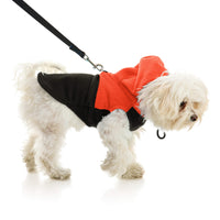 Fleece Vest Hoodie Two Tone