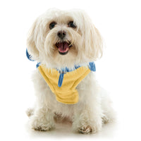 Fleece Vest Hoodie Two Tone