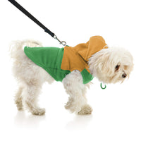 Fleece Vest Hoodie Two Tone