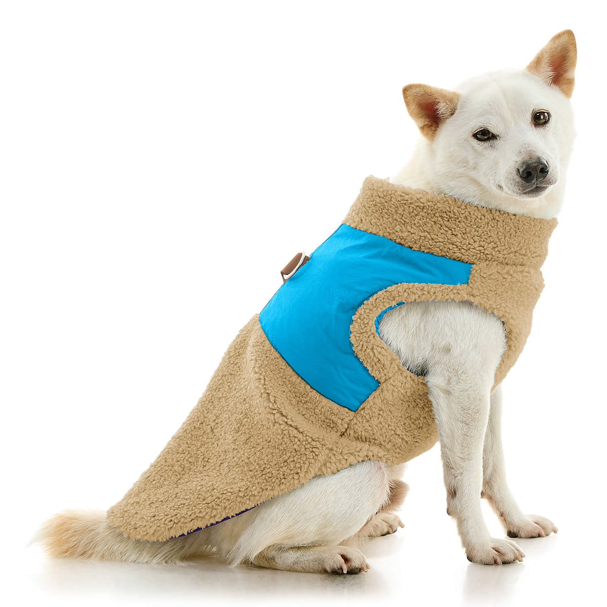 Zip Up Sherpa Vest Original