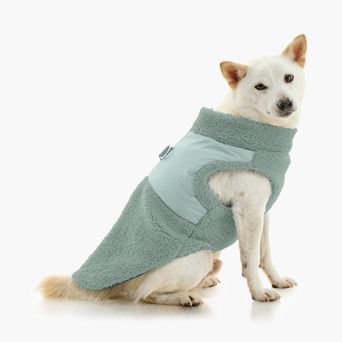 Zip Up Sherpa Vest Original