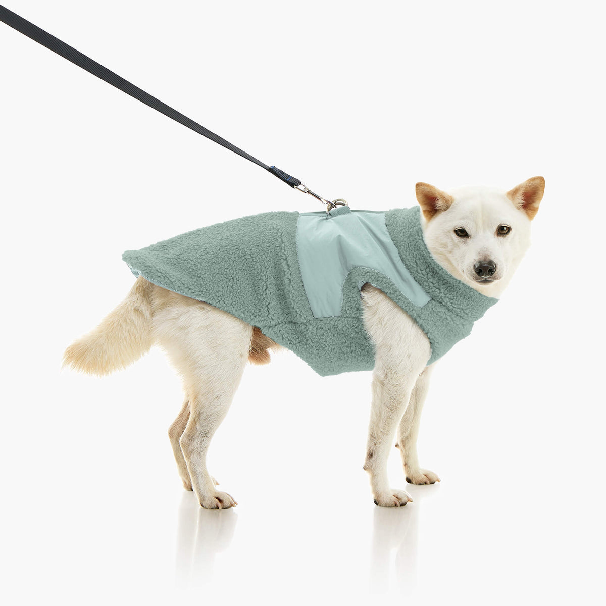 Zip Up Sherpa Vest Original