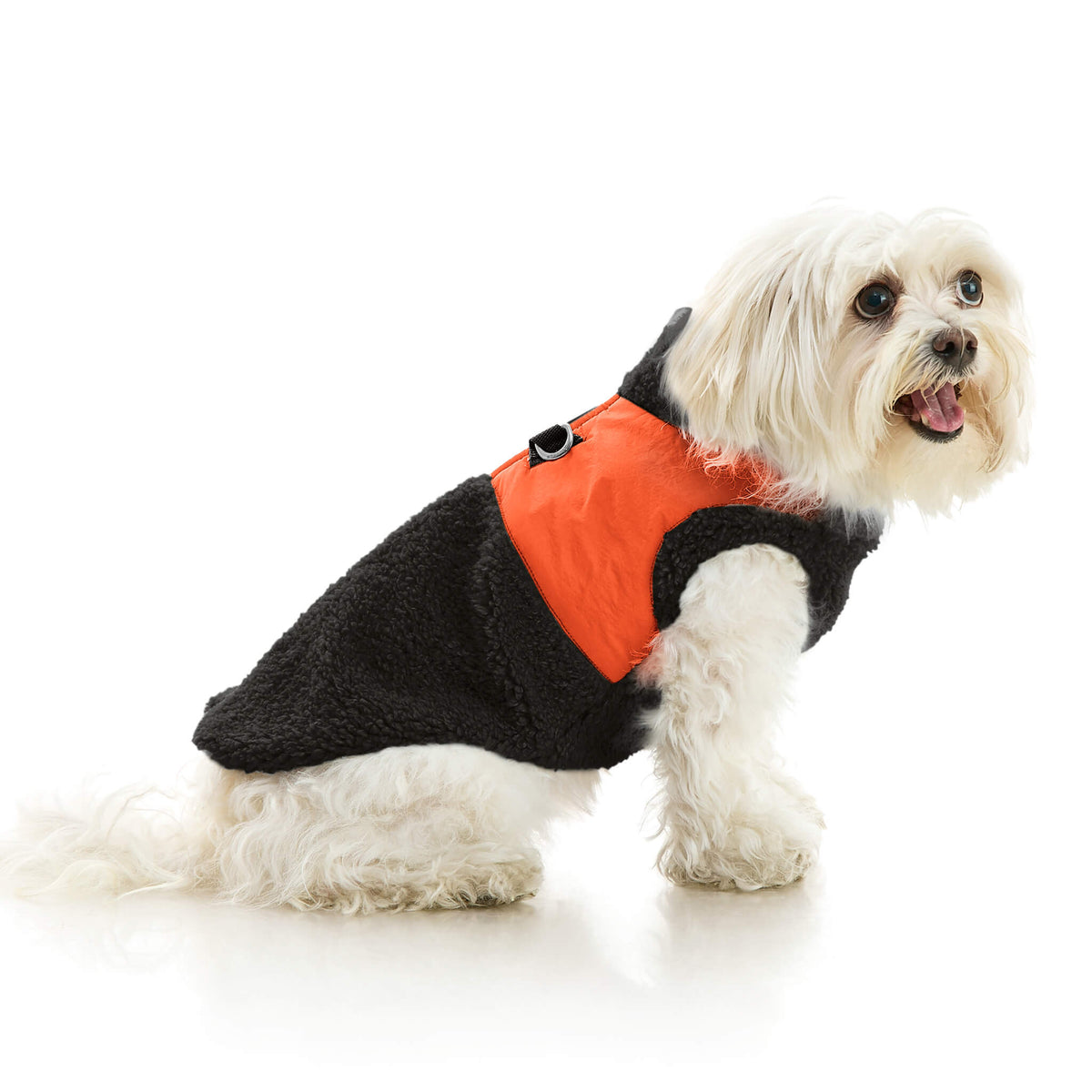 Zip Up Sherpa Vest Original