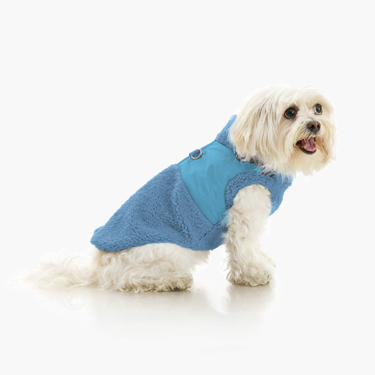 Zip Up Sherpa Vest Original