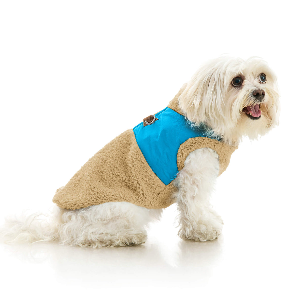 Zip Up Sherpa Vest Original