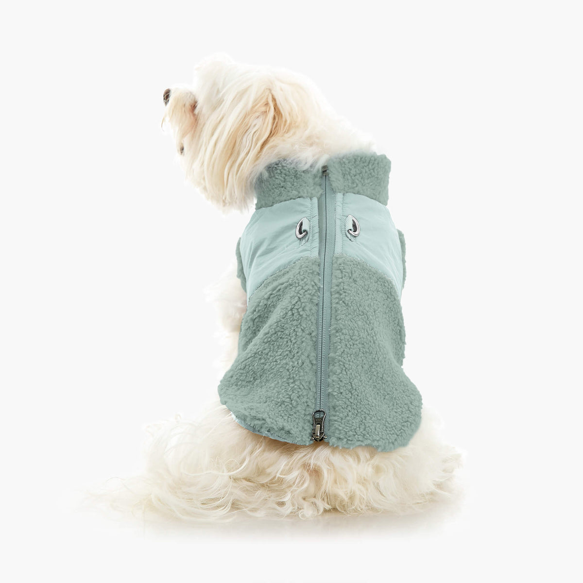 Zip Up Sherpa Vest Original