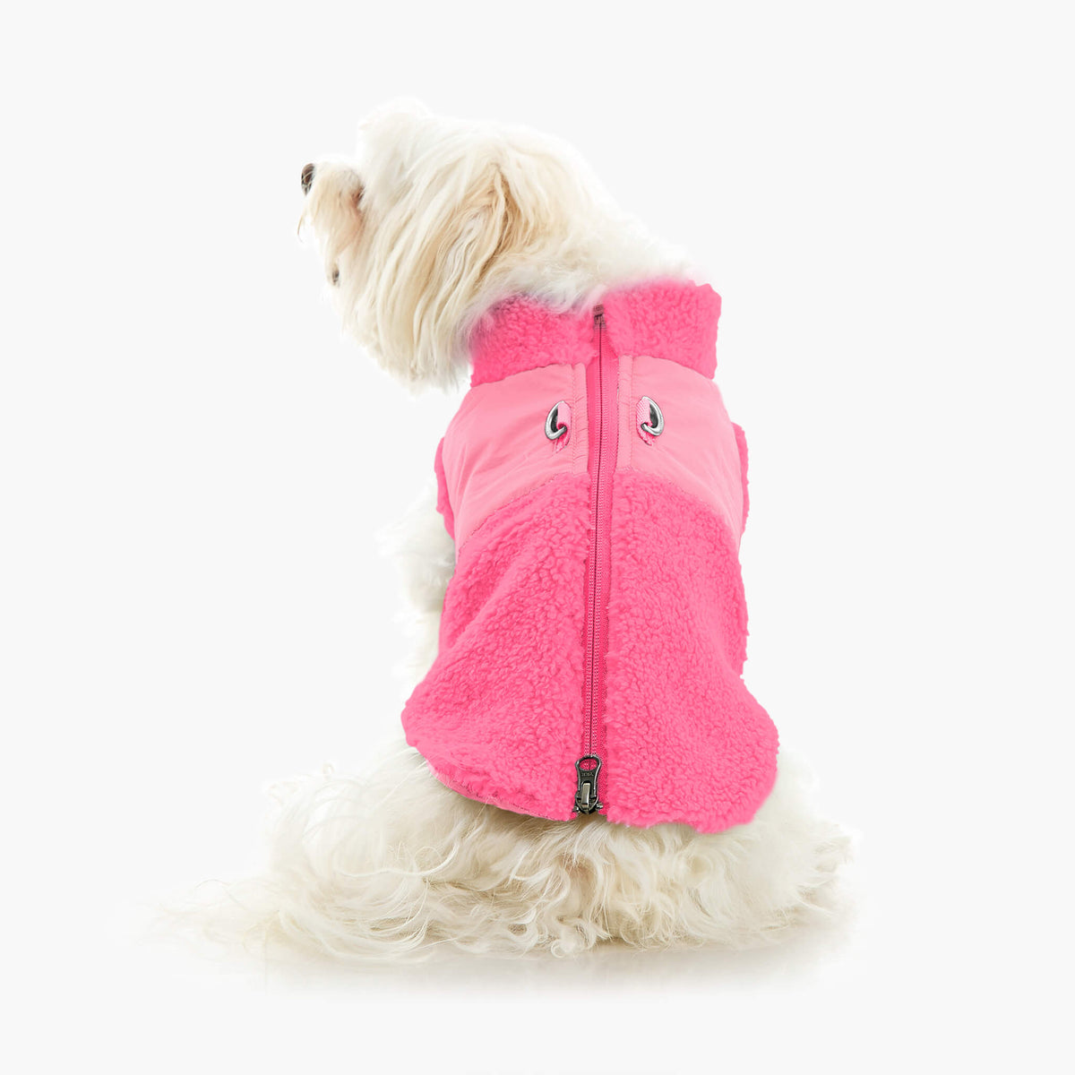 Zip Up Sherpa Vest Original