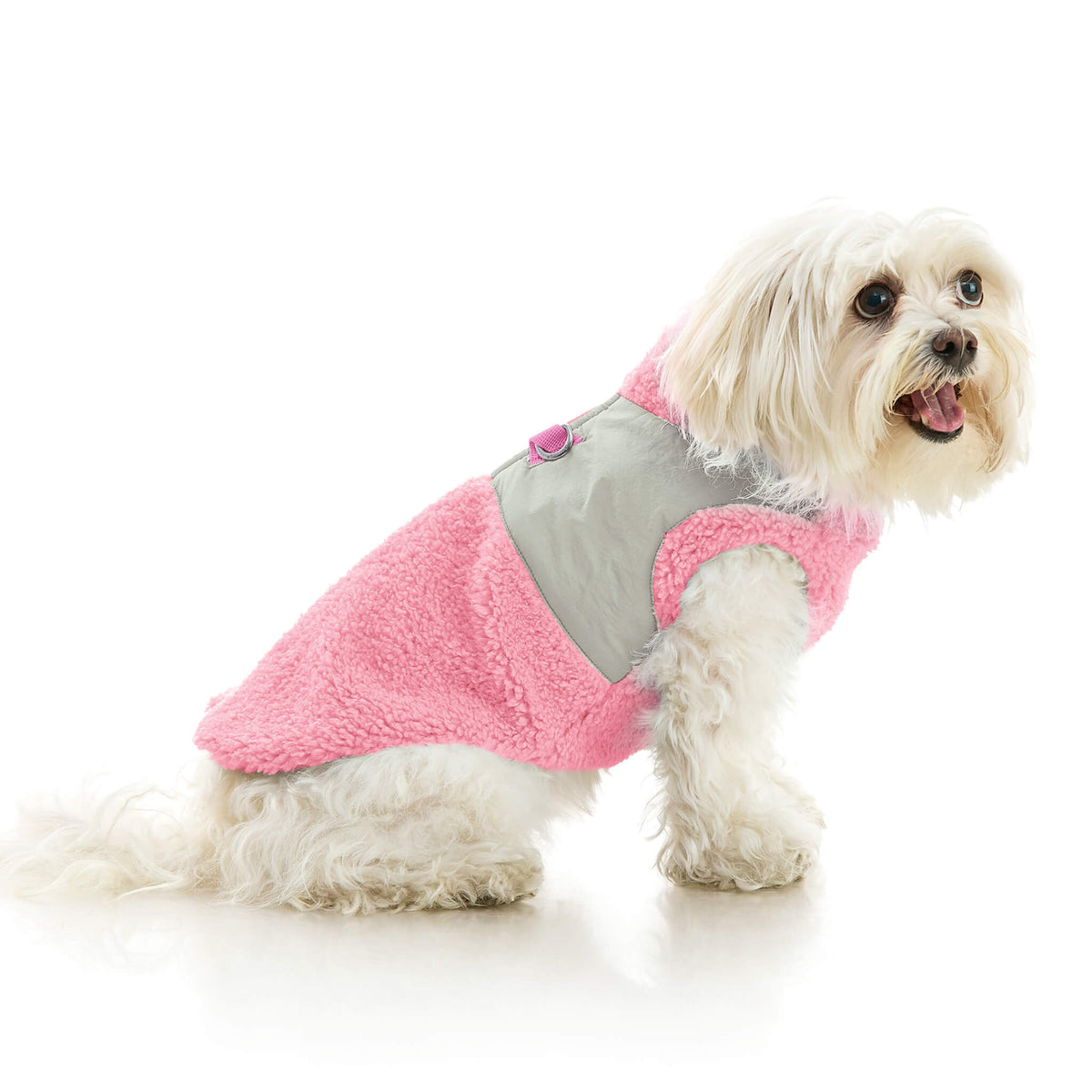 Zip Up Sherpa Vest Original