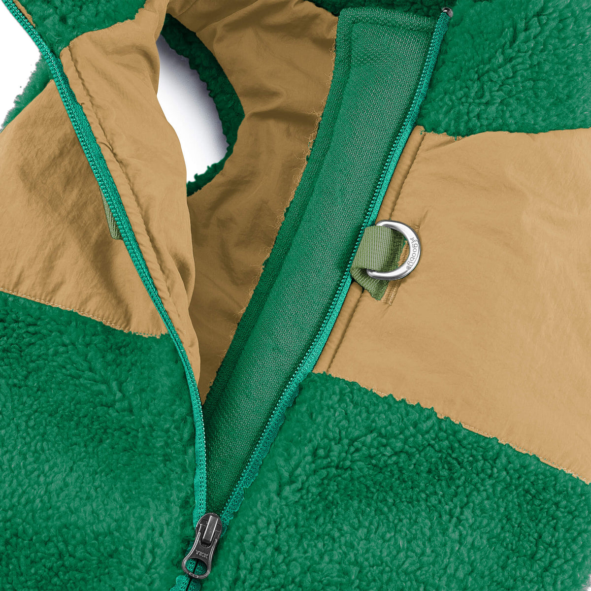 Zip Up Sherpa Vest Original