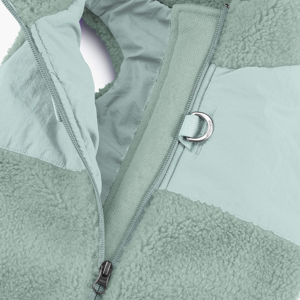 Zip Up Sherpa Vest Original