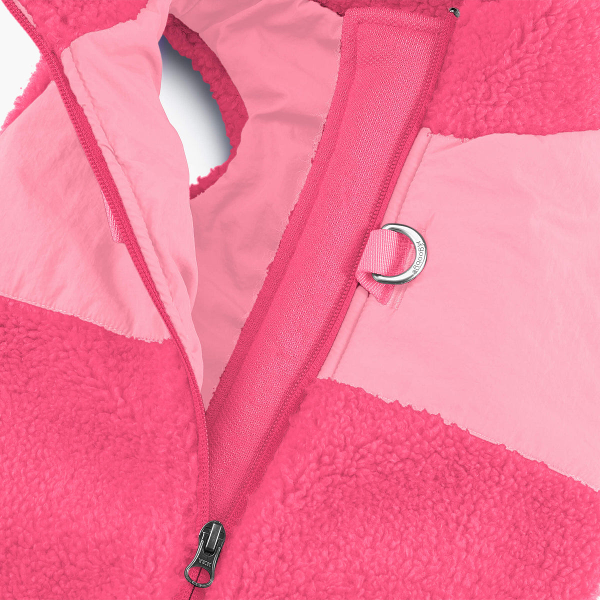 Zip Up Sherpa Vest Original