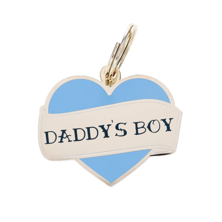 Daddys Boy Pet ID Tag