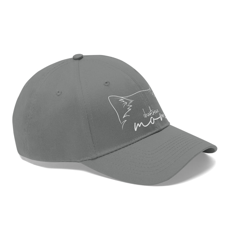 Chartreux Cat Mom Embroidered Twill Hat