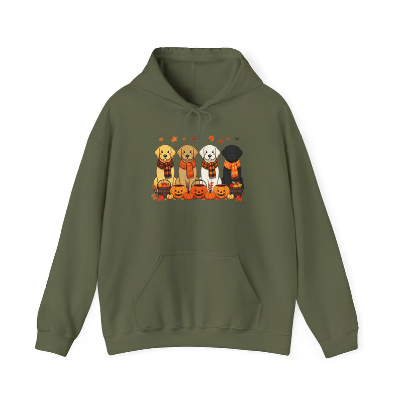 Labrador Retriever Autumn Unisex Heavy Blend™ Hooded Sweatshirt