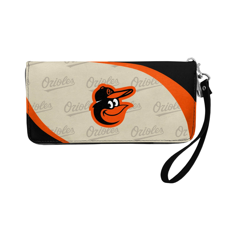 Baltimore Orioles Curve Zip Organizer Wallet