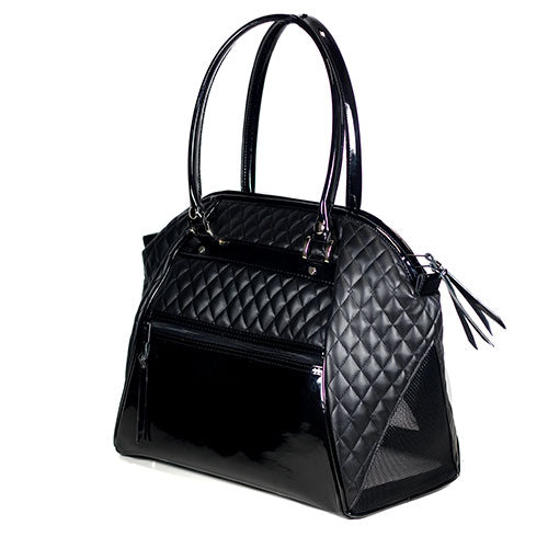 Haylee Black Quilted Luxe Bag