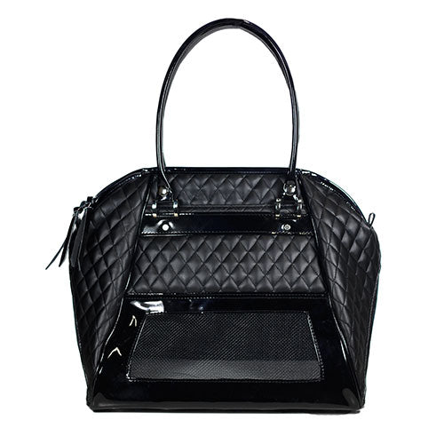 Haylee Black Quilted Luxe Bag