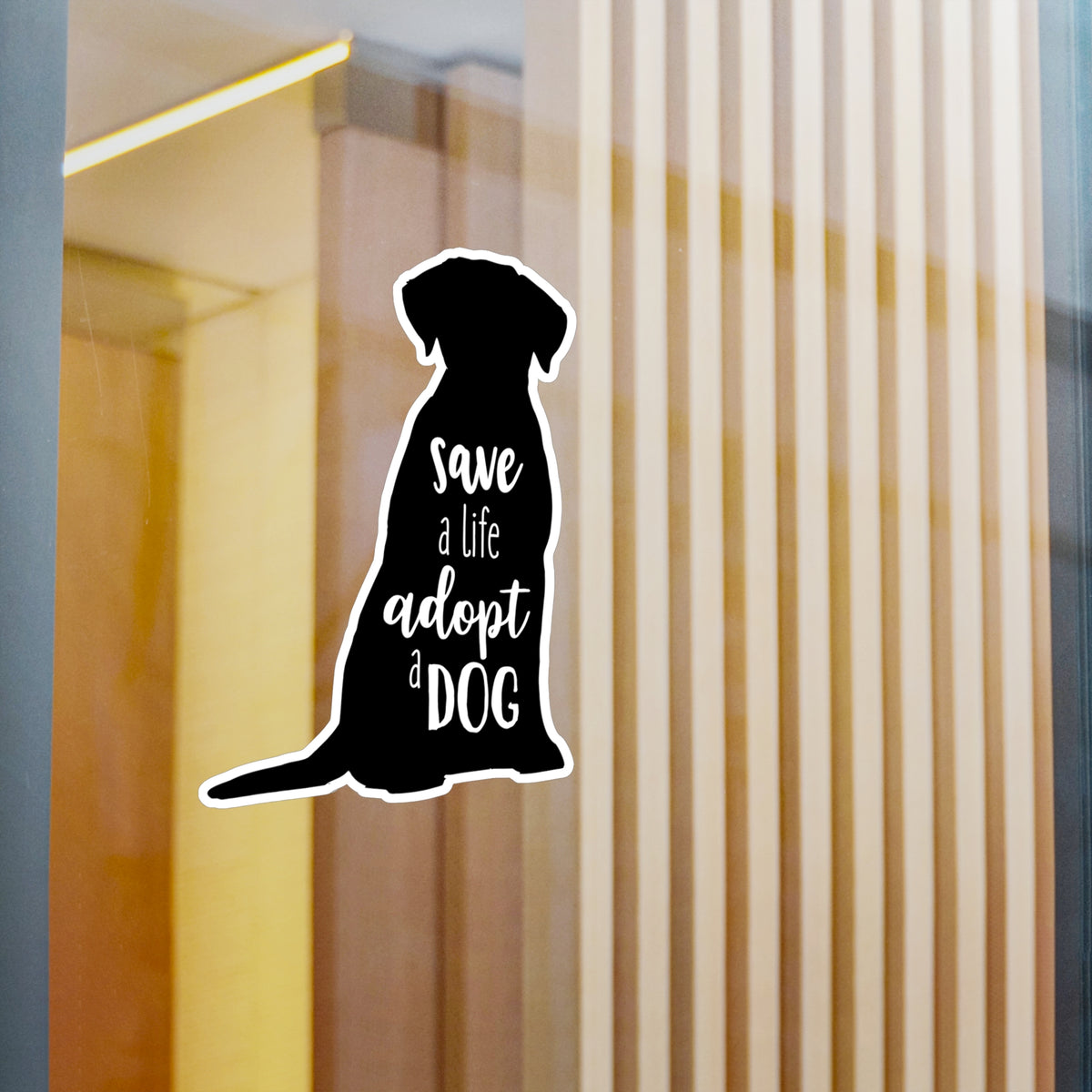 Save a Life, Adopt a Dog Vinyl Decals