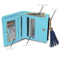 Seattle Kraken Mini Organizer Wallet