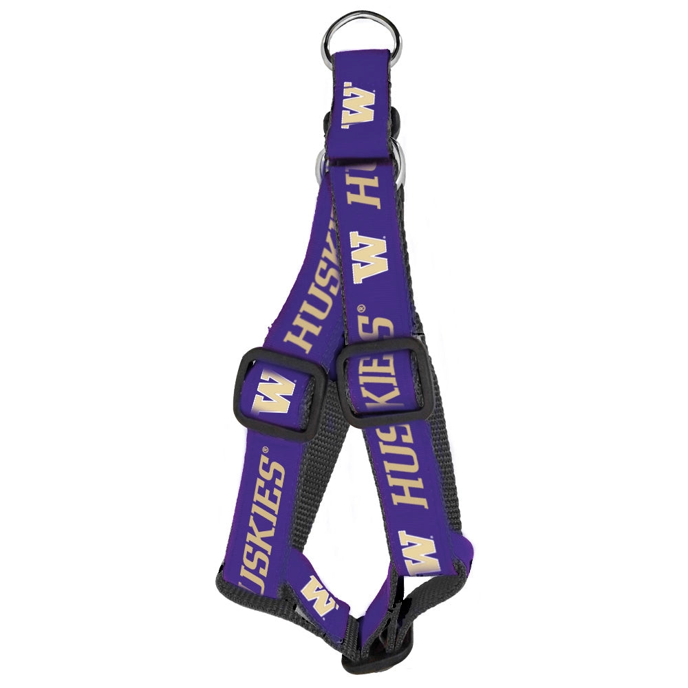 WA Huskies Nylon Dog Step-In Harness