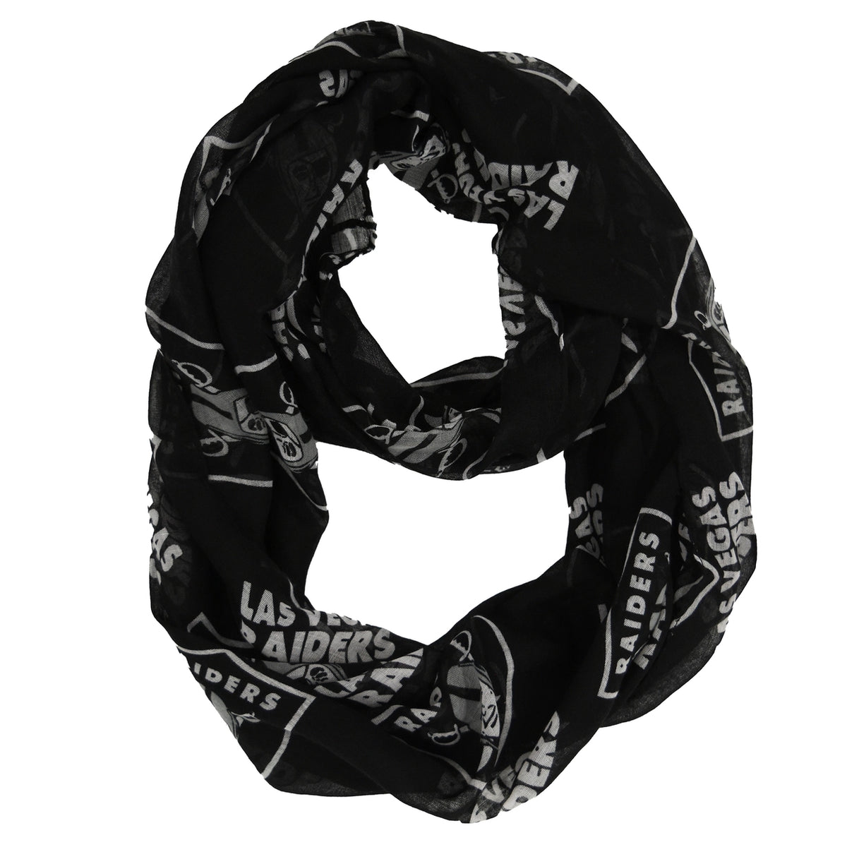 Las Vegas Raiders Sheer Infinity Scarf