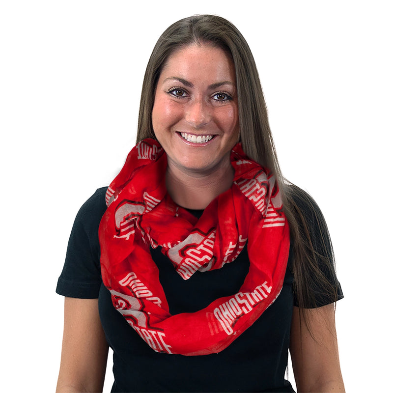 OH State Buckeyes Infinity Scarf